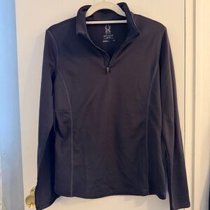 Spyder Women’s Black Quarter-Zip Sweater